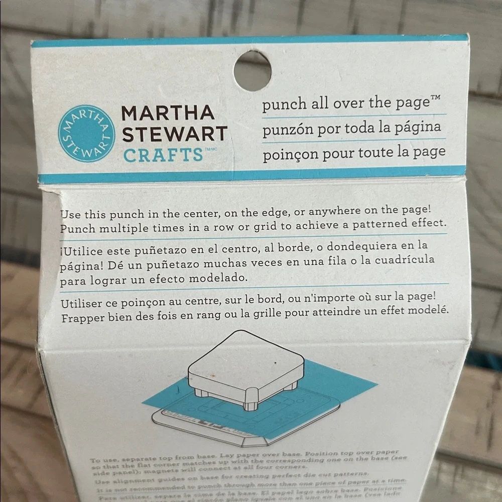 Martha Stewart All Over The Page Punch Stained Glass Pattern Paper Crafting